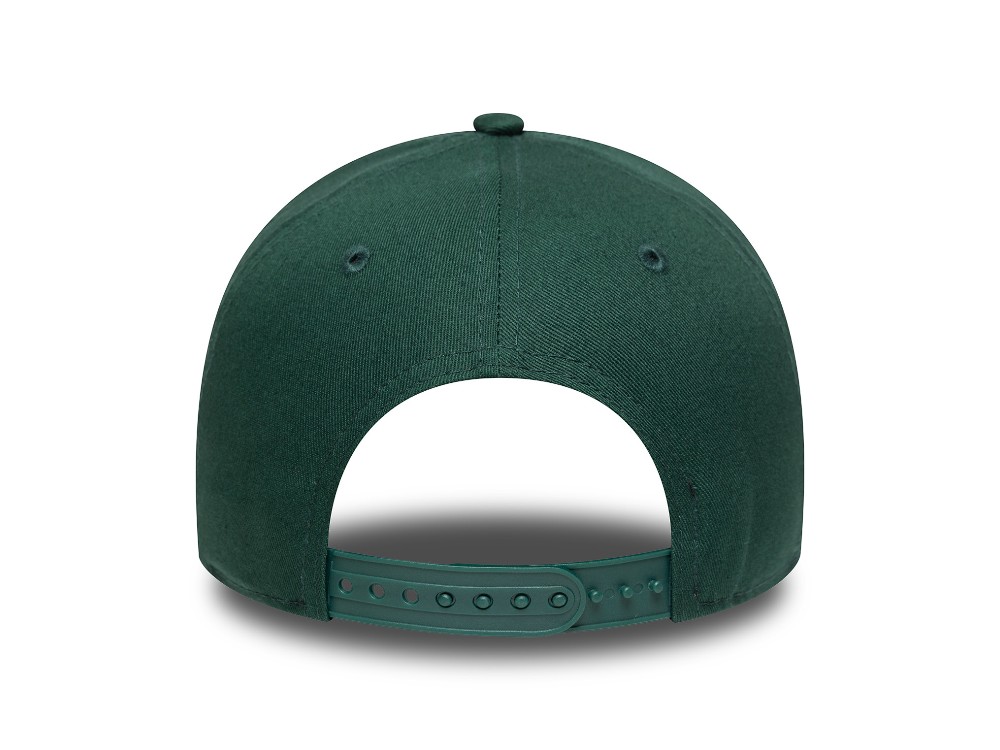 New Era New York Yankees Team Outline Dark Green 9Forty A Frame Snapback Cap