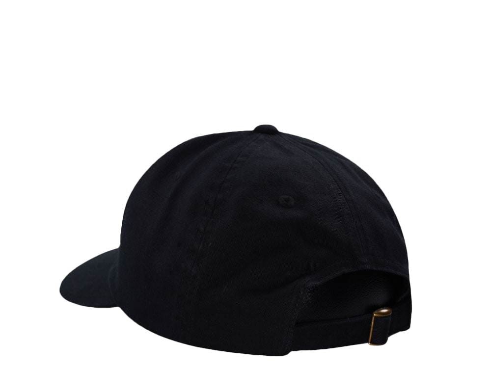 Brixton Logo Black Strapback Cap