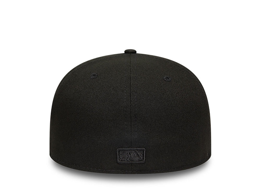 New Era Atlanta Braves Plain Blackout Prime Edition 59Fifty Fitted Cap
