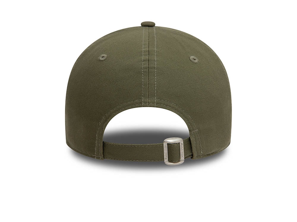 New Era Los Angeles Lakers Team Outline Olive 9Forty Strapback Cap