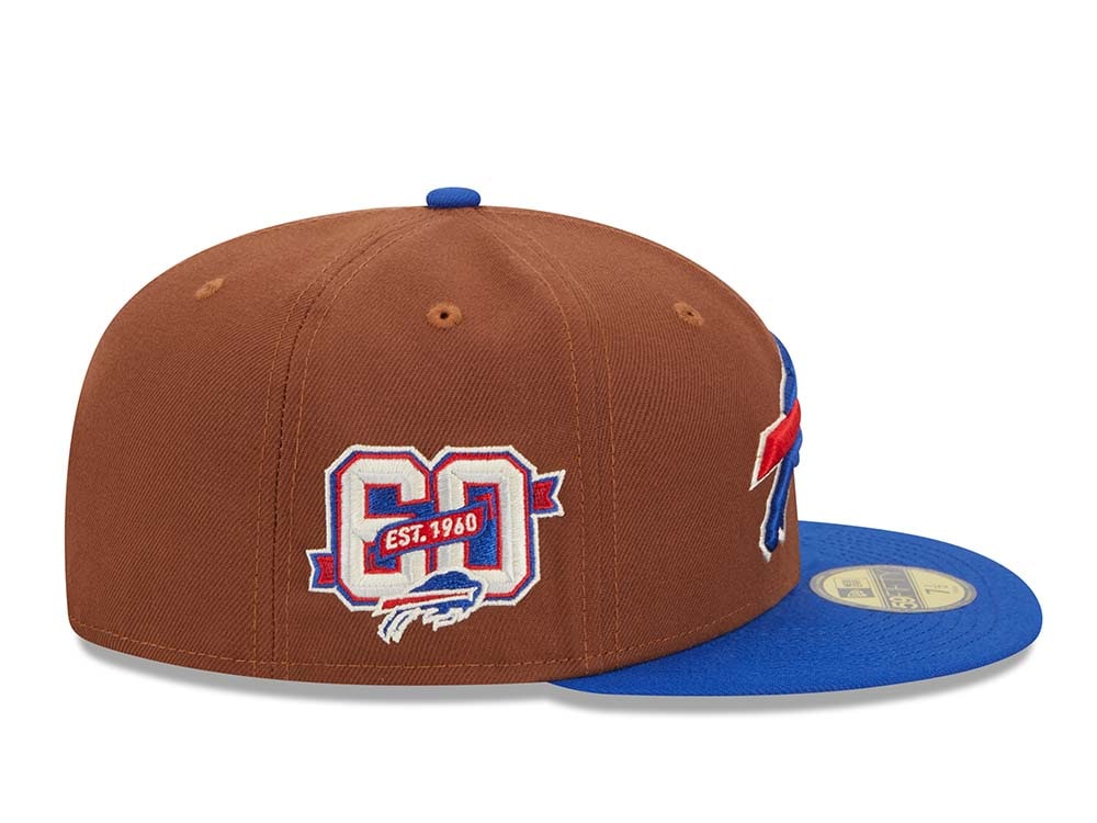 New Era Buffalo Bills 60th Anniversary Harvest Two Tone Edition 59Fifty Fitted Cap