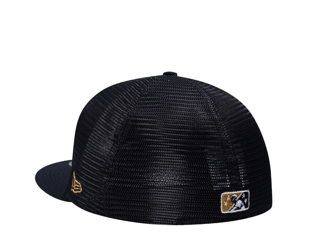 New Era Lake County Captains Navy Gold Trucker Edition 59Fifty Fitted Cap
