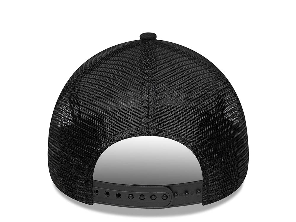 New Era Patch Black 9Forty A Frame Trucker Snapback Cap