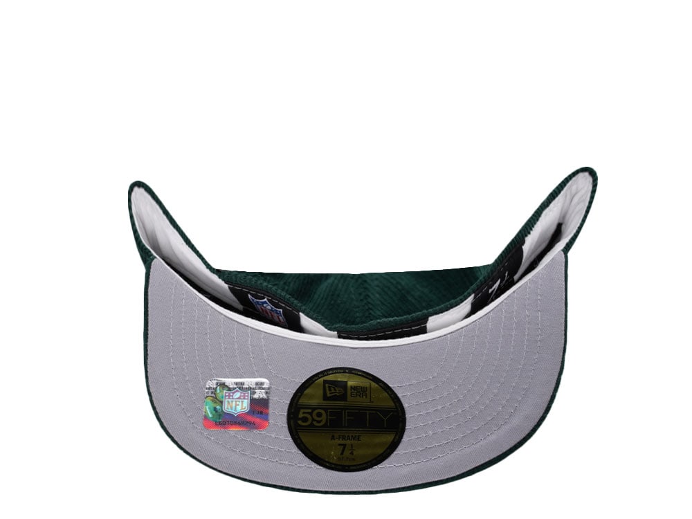 New Era Philadelphia Eagles Go Birds Corduroy Throwback Edition 59Fifty A Frame Fitted Cap