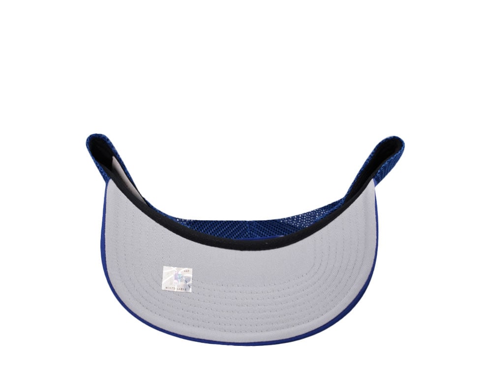 Mitchell & Ness Golden State Warriors Royal Blue Adjustable Fit Trucker Snapback Cap