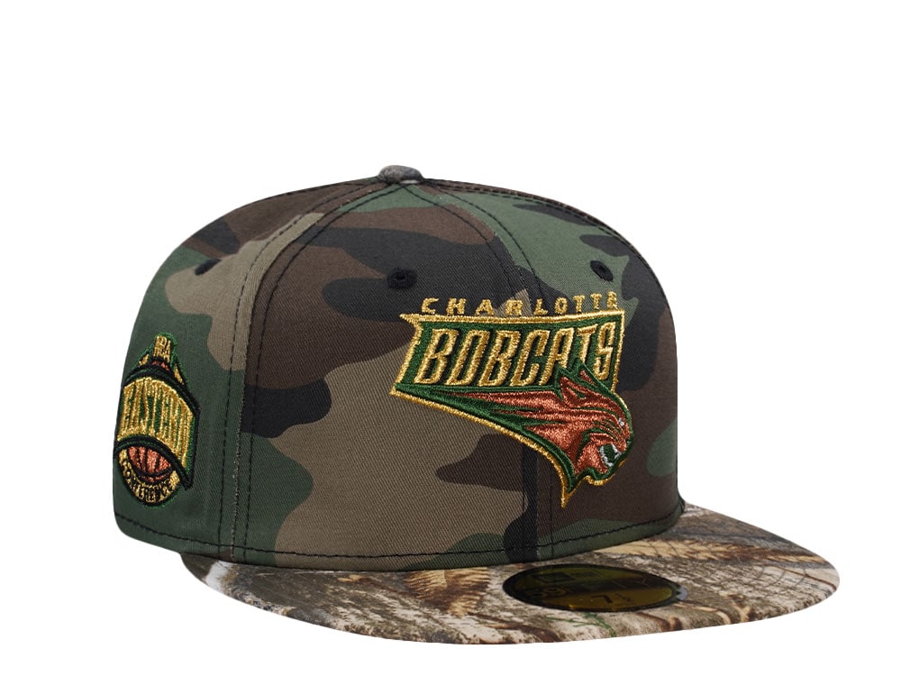 New Era Charlotte Bobcats Camo Two Tone Edition 59Fifty Fitted Cap