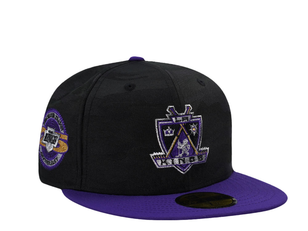 New Era Los Angeles Kings 25th Anniversary Black Two Tone Edition 59Fifty Fitted Cap