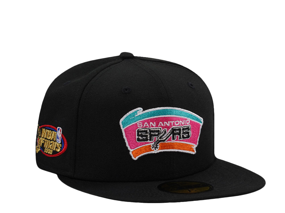 New Era San Antonio Spurs NBA Finals 1999 Black Prime Edition 59Fifty Fitted Cap