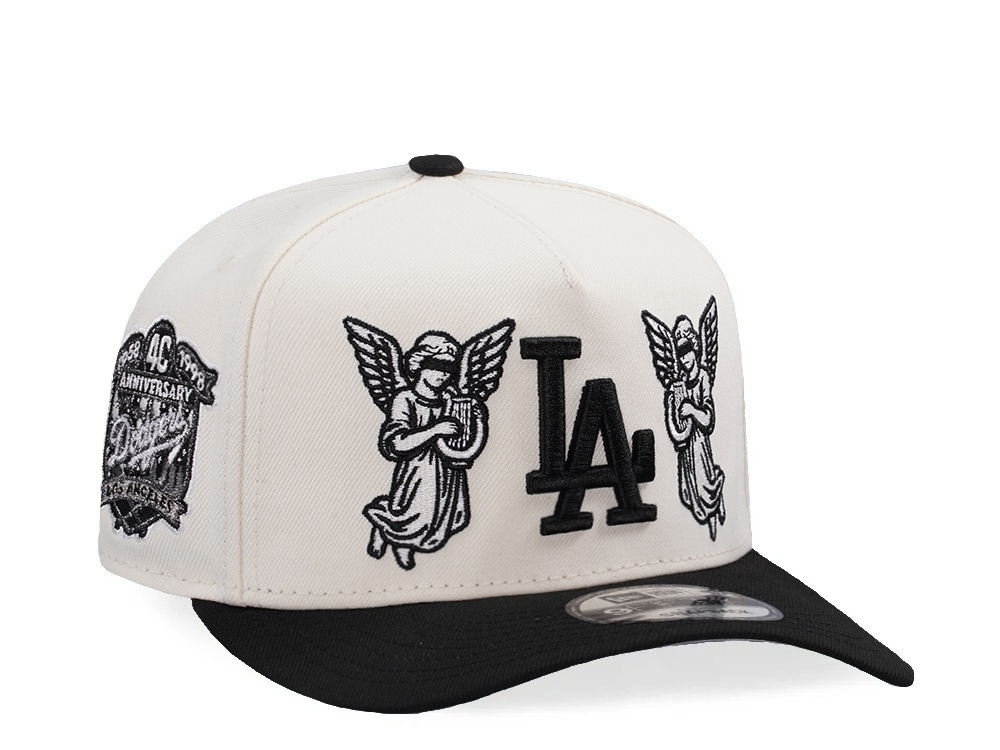New Era Los Angeles Dodgers 40th Anniversary Angel Chrome Two Tone Edition 9Fifty A Frame Snapback Cap