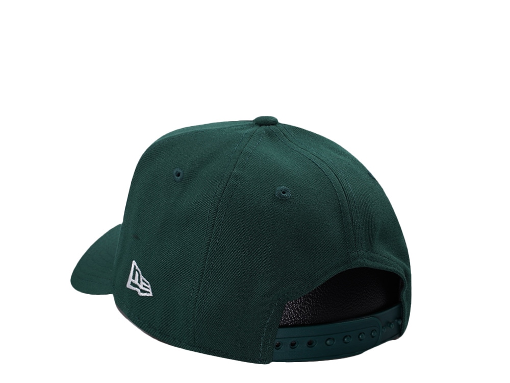 New Era New York Yankees Micro Script Dark Green Prime Edition 9Forty A Frame Snapback Cap