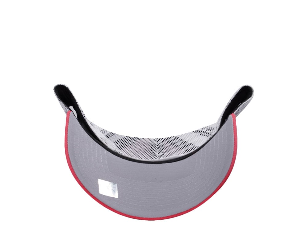 New Era Miami Heat Coral Pink Prime Edition 9Forty A Frame Trucker Snapback Cap