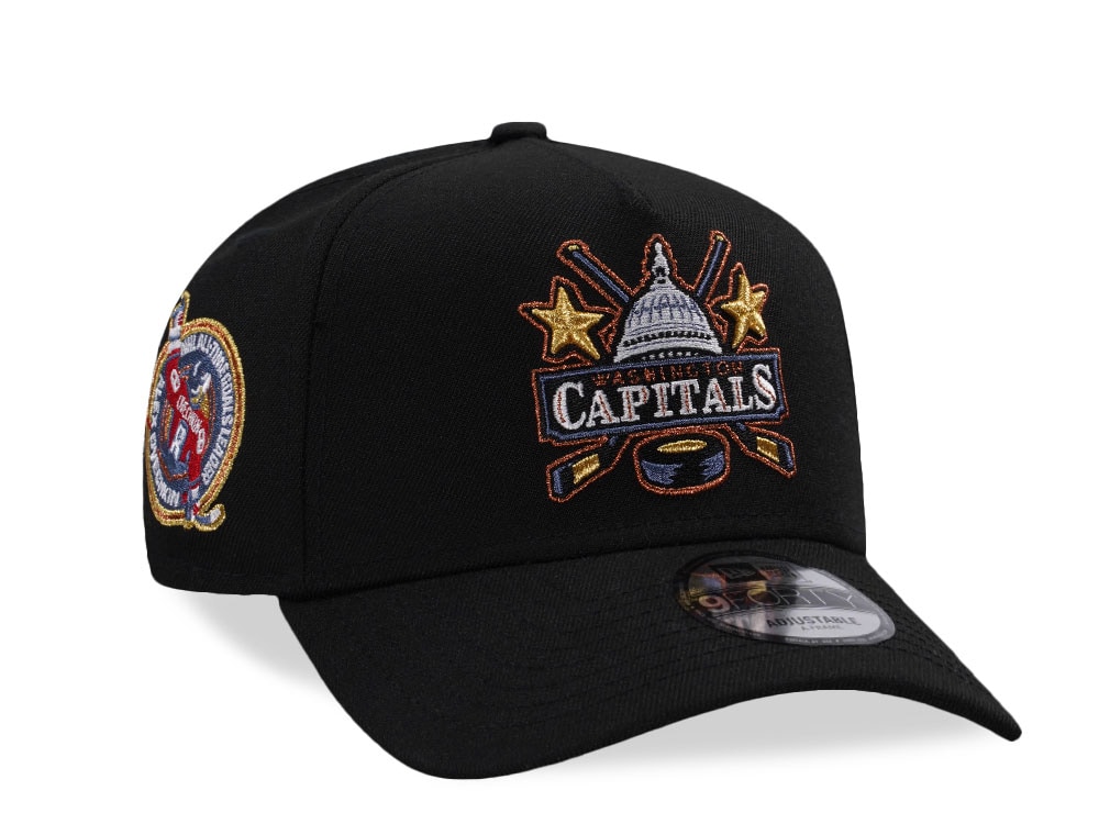 New Era Washington Capitals Alex Ovechkin Black Prime Edition 9Forty A Frame Snapback Cap