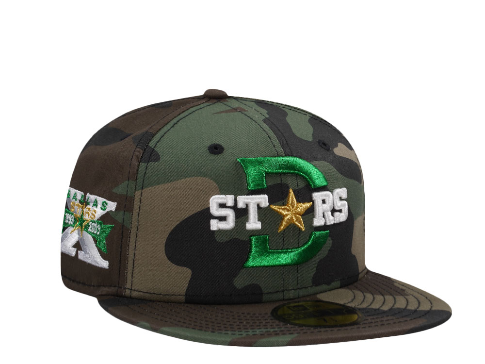New Era Dallas Stars 10th Anniversary Camo Prime Edition 59Fifty Fitted Cap