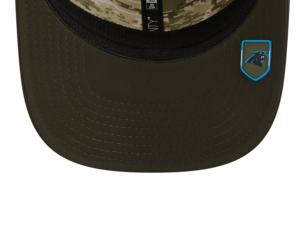 New Era Carolina Panthers Salute To Service 2025 9Seventy Snapback Cap