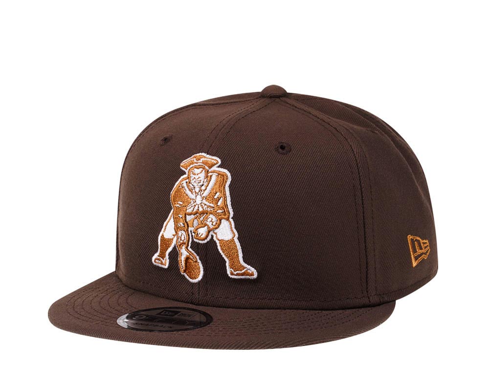 New Era New England Patriots Brown Caramel Edition 9Fifty Snapback Cap