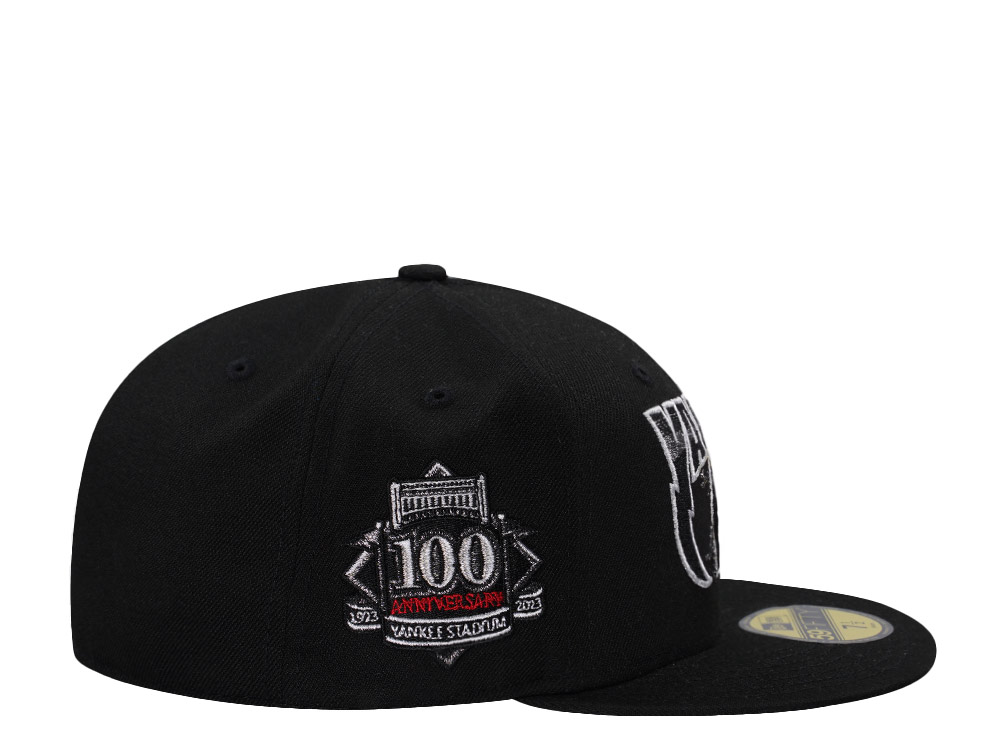 New Era New York Yankees 100th Anniversary Black Prime Edition 59Fifty Fitted Cap