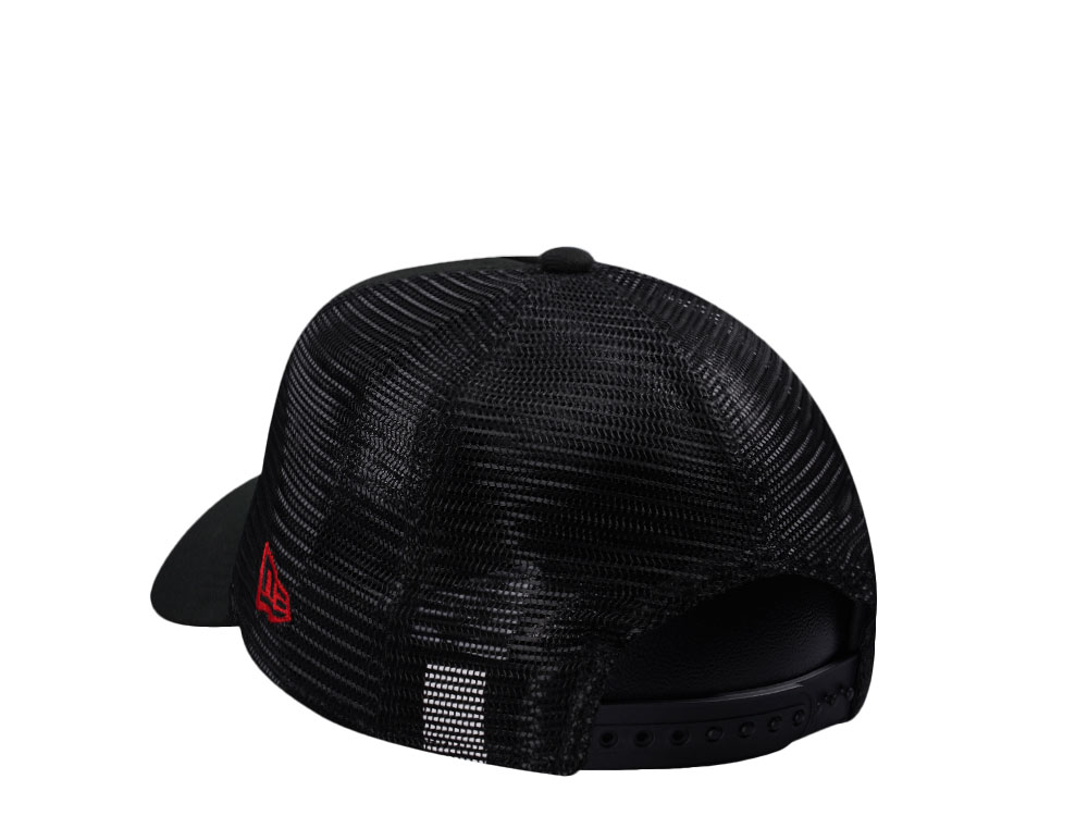 New Era Manchester United Fc Black Classic 9Forty A Frame Trucker Snapback Cap