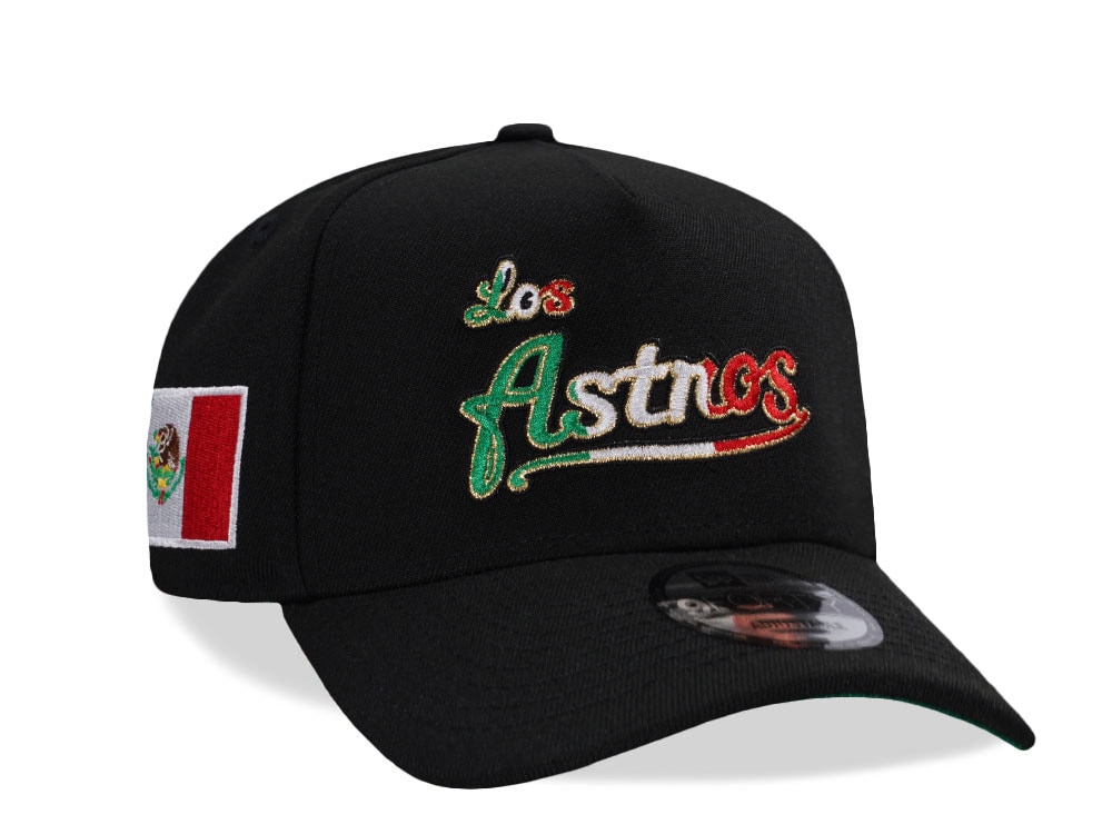 New Era Houston Astros Mexico Black Edition 9Forty A Frame Snapback Cap