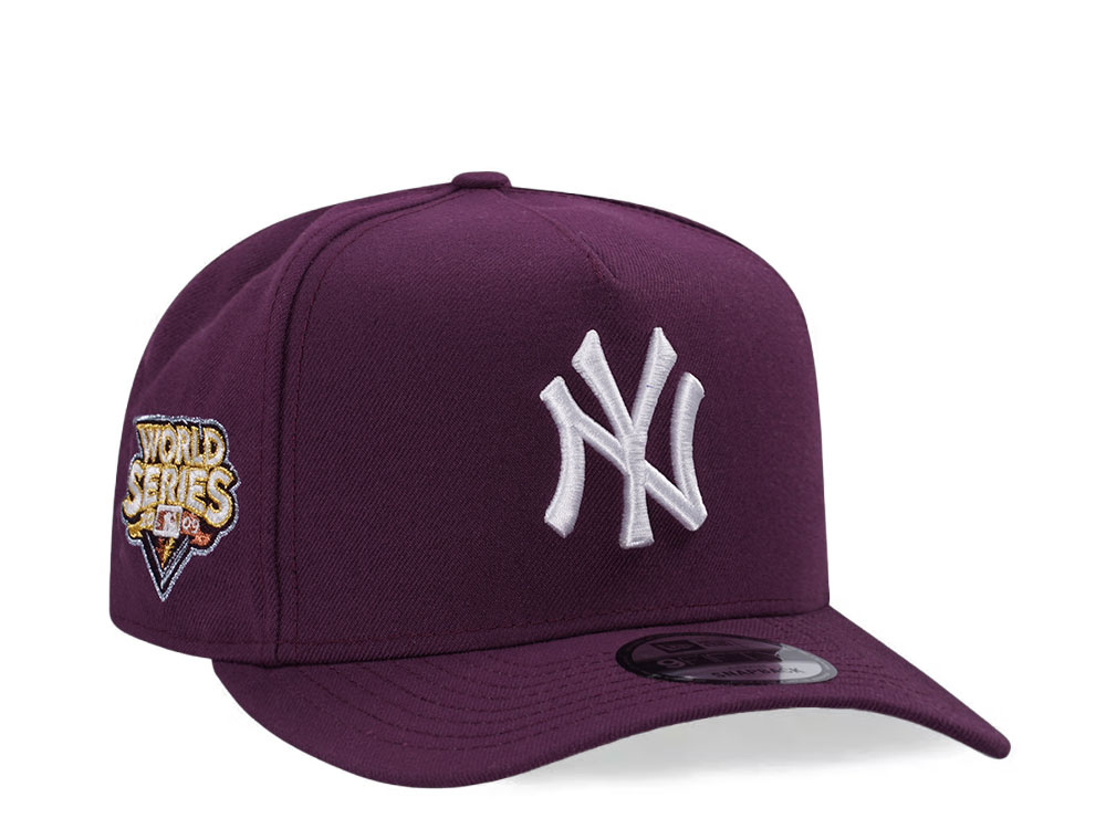 New Era New York Yankees World Series 2009 Real Plum Edition 9Fifty A Frame Snapback Cap