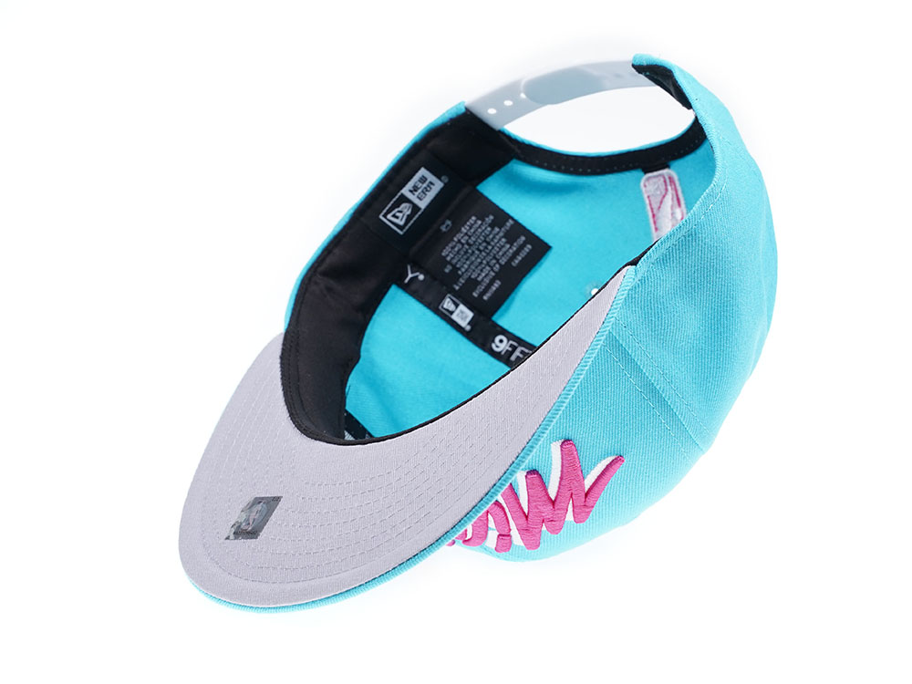 New Era Miami Heat Vice Edition Light Blue 9Fifty Snapback Cap