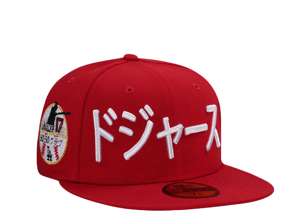 New Era Los Angeles Dodgers Ohtani Red Prime Edition 59Fifty Fitted Cap