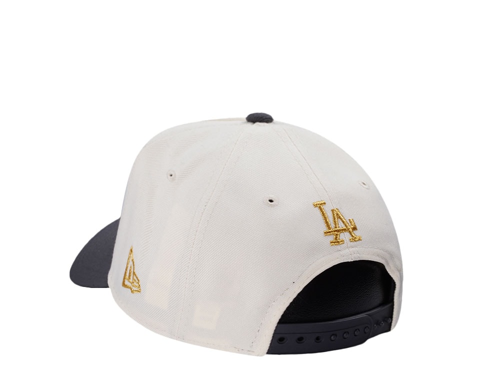 New Era Los Angeles Dodgers Japan Chrome Cement Two Tone Edition 9Forty A Frame Snapback Cap
