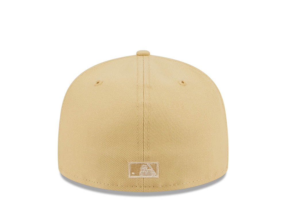 New Era Seattle Mariners 40th Anniversary Raffia Front Vegas Gold Edition 59Fifty Fitted Cap