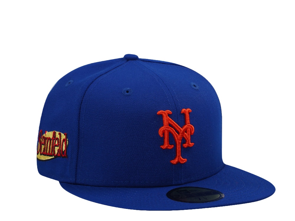 New Era New York Mets Seinfeld Royal Blue Prime Edition 59Fifty Fitted Cap