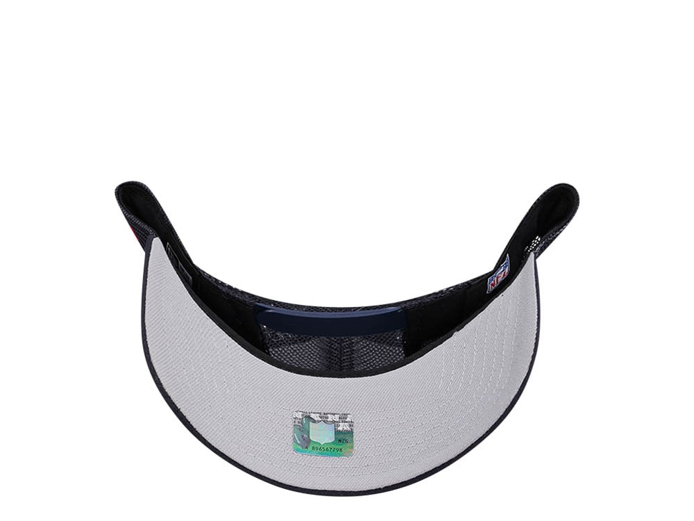 New Era Houston Oilers Navy 9Forty A Frame Trucker Snapback Cap