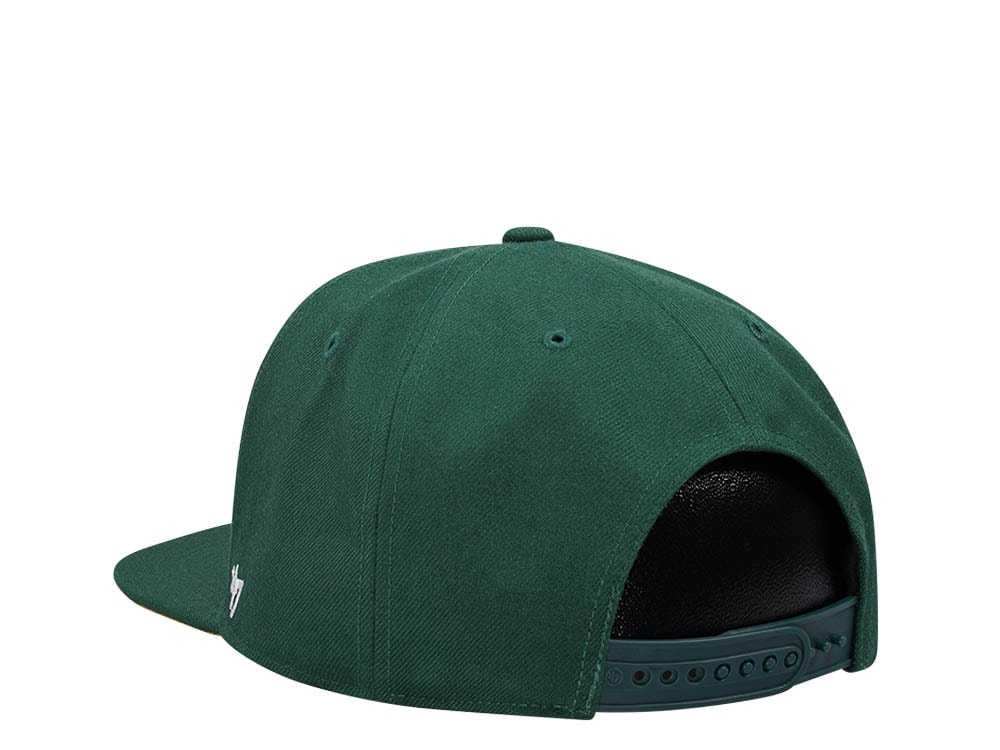47Brand Oakland Athletics World Series 1989 Dark Green Sure Shot Under Captain Snapback Cap