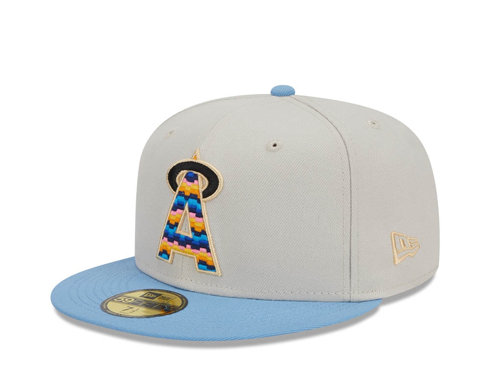 New Era California Angels Beachfront Stone Two Tone Edition 59Fifty Fitted Cap