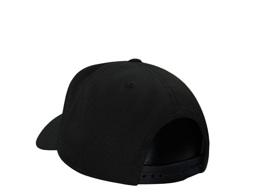 New Era Oakland Athletics Black Silver 9Fifty A Frame Snapback Cap