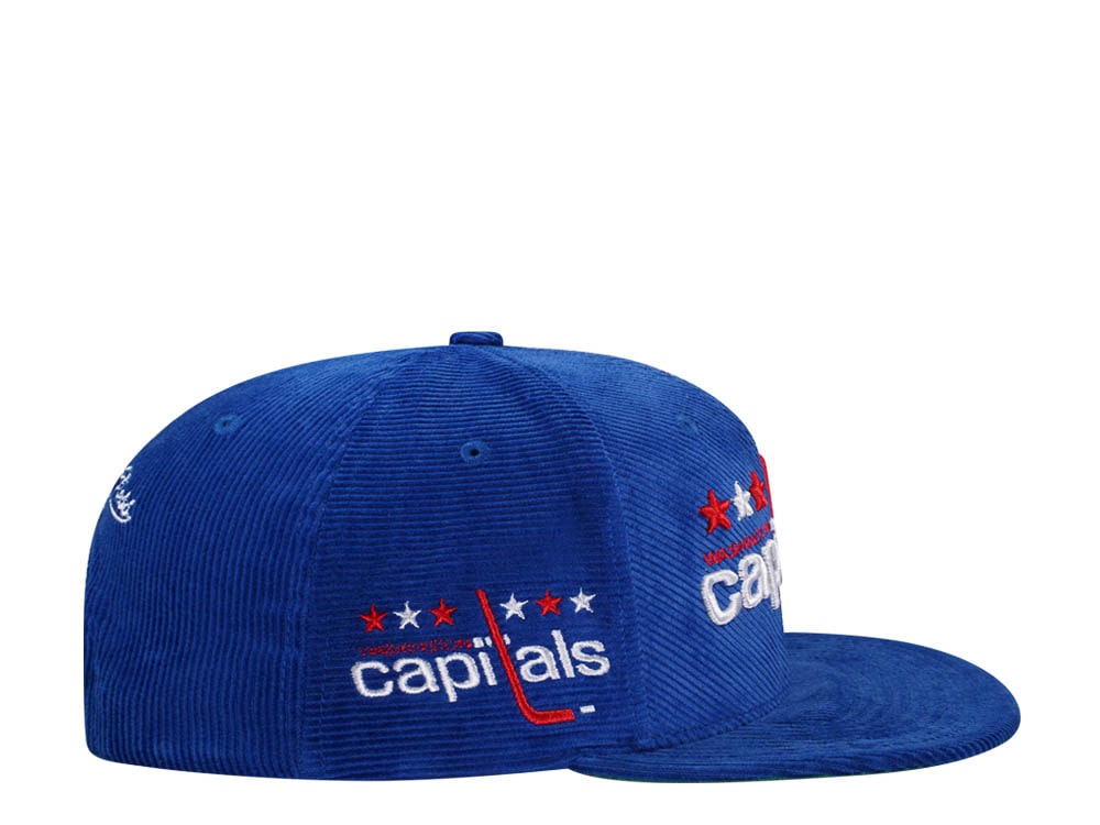 Mitchell & Ness Washington Capitals Blue Cord Vintage Snapback Cap