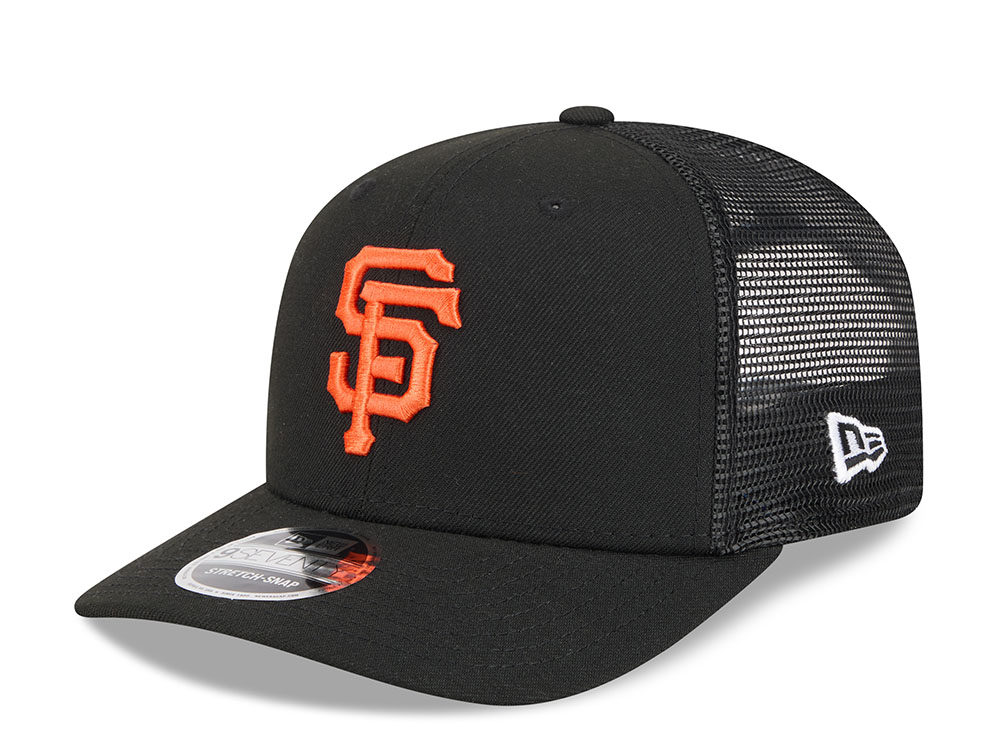 New Era San Francisco Giants Black Edition 9Seventy Trucker Snapback Cap