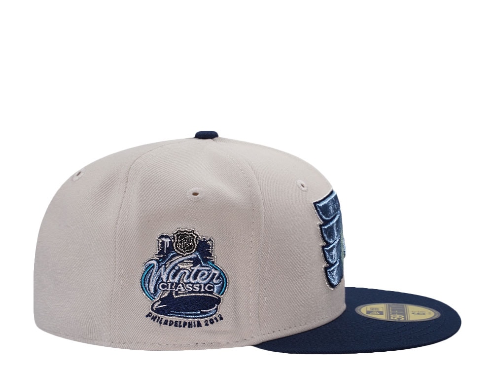New Era Philadelphia Flyers Winter Classic 2012 Metallic Stone Two Tone Edition 59Fifty Fitted Cap