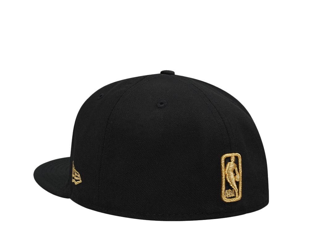 New Era Golden State Warriors Black Gold Details Classic Edition 59Fifty Fitted Cap