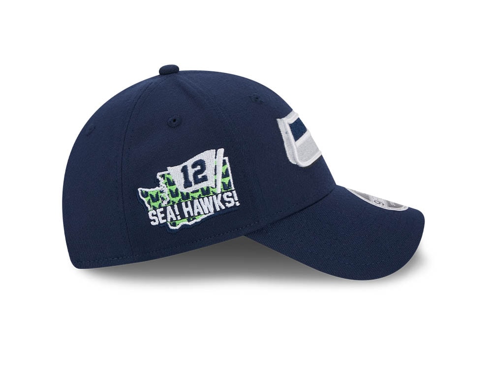 New Era Seattle Seahawks NFL24 Draft 9Forty Stretch Snapback Cap
