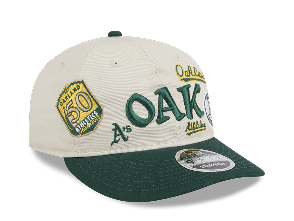 New Era Oakland Athletics Scatter Edition 9Fifty Retro Crown Snapback Cap
