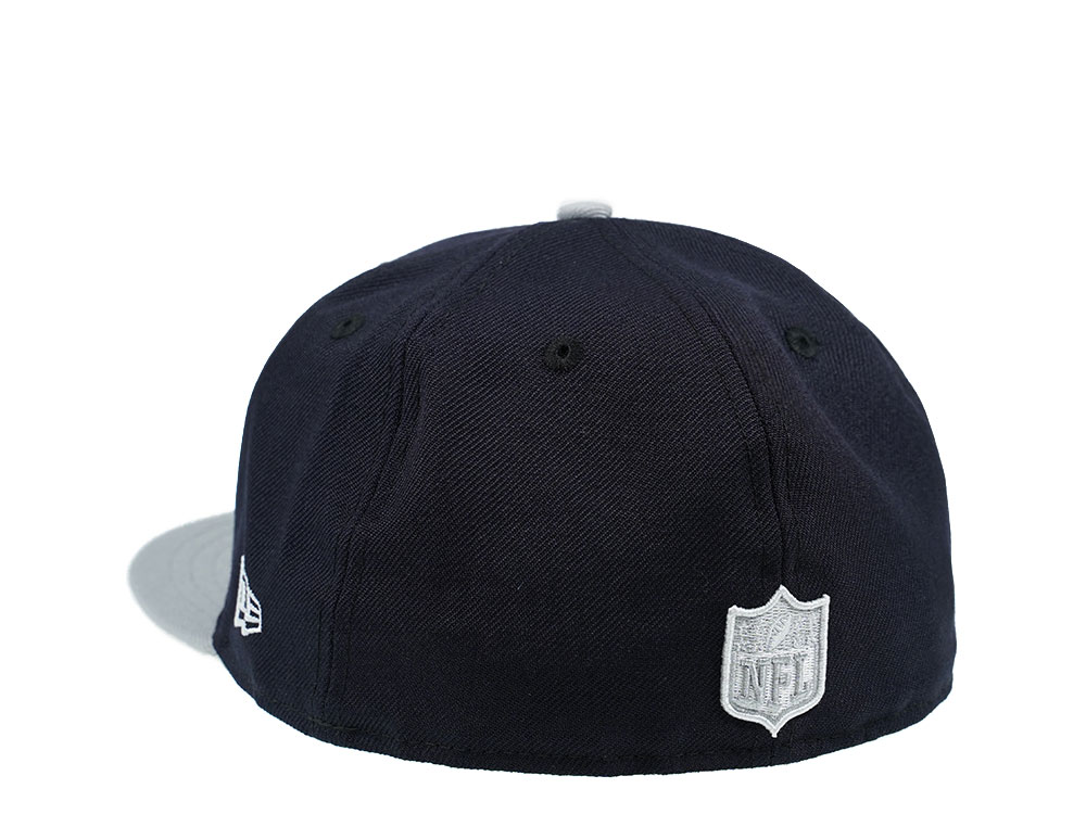 New Era Minnesota Vikings Navy and Gray Edition 59Fifty Fitted Cap