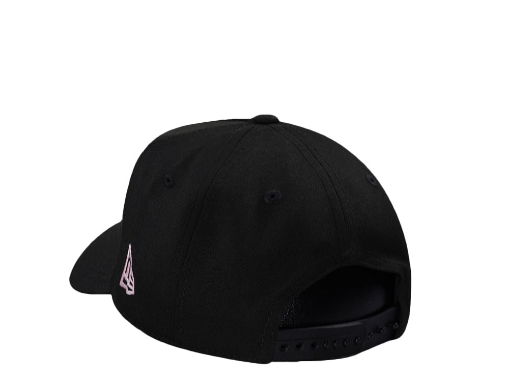 New Era Los Angeles Dodgers Script Black Pink Edition 9Forty A Frame Snapback Cap