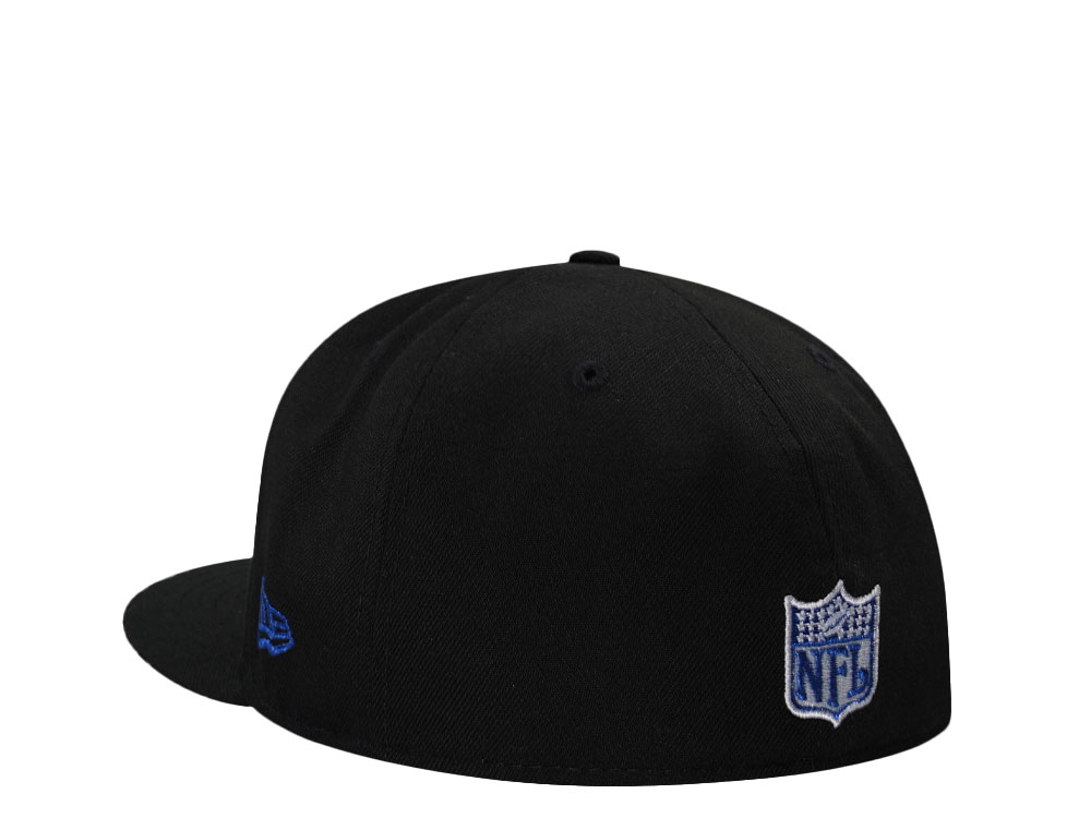 New Era New York Giants 25th Anniversary Super Bowl XXV Black Metallic Edition 59Fifty Fitted Cap