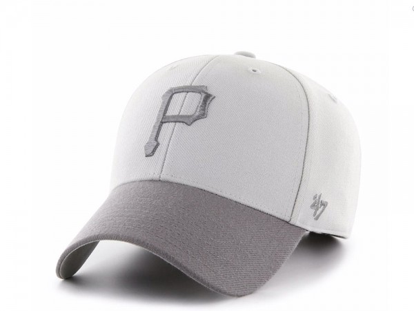 47Brand Pittsburgh Pirates Steel Grey MVP Snapback Cap