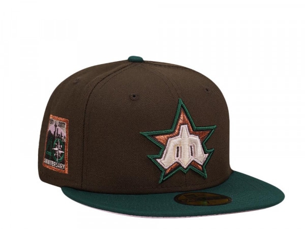 New Era Seattle Mariners 40th Anniversary Forrest Pink Two Tone Edition 59Fifty Fitted Cap