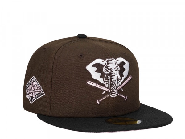 New Era Oakland Athletics 25th Anniversary Black Mocca Two Tone Edition 59Fifty Fitted Cap