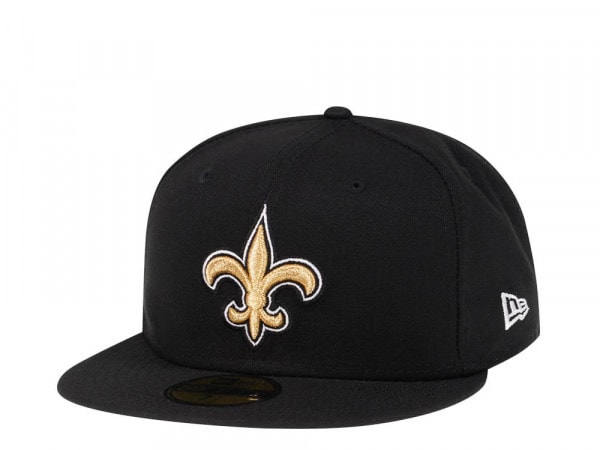 New Era New Orleans Saints Black Classic Edition 59Fifty Fitted Cap