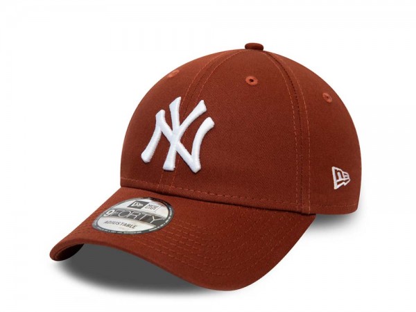New Era New York Yankees Brown 9Forty Strapback Cap