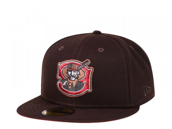 New Era Mudville Nine Dark Chocolate Copper Prime Edition 59Fifty Fitted Cap