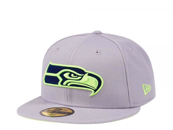 New Era Seattle Seahawks Grey meets Green Edition 59Fifty Fitted Cap