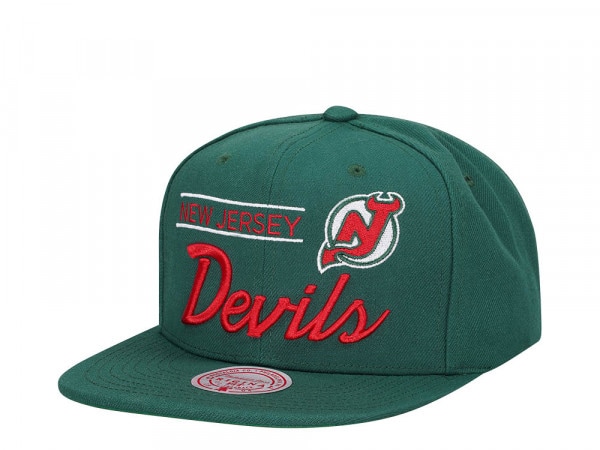 Mitchell & Ness New Jersey Devils Lock Up Vintage Snapback Cap
