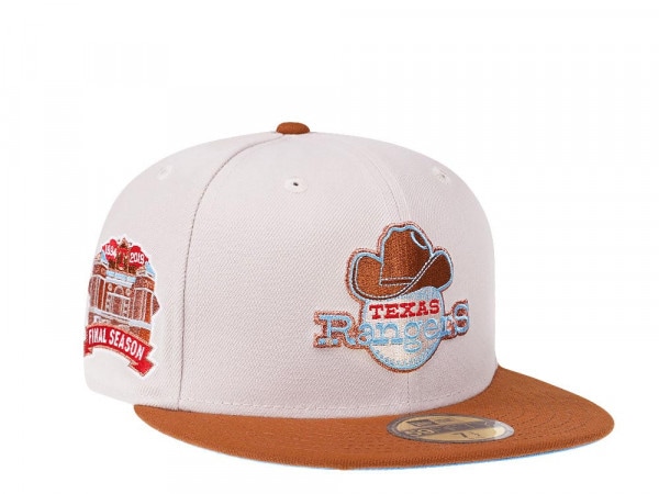 New Era Texas Rangers Final Season 2019 Stone Copper Prime Edition 59Fifty Fitted Cap